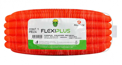 POLIFLEX NARANJA FLEXIPLUS  1" 50MTS